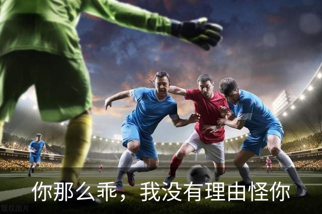 你那么乖，我没有理由怪你
